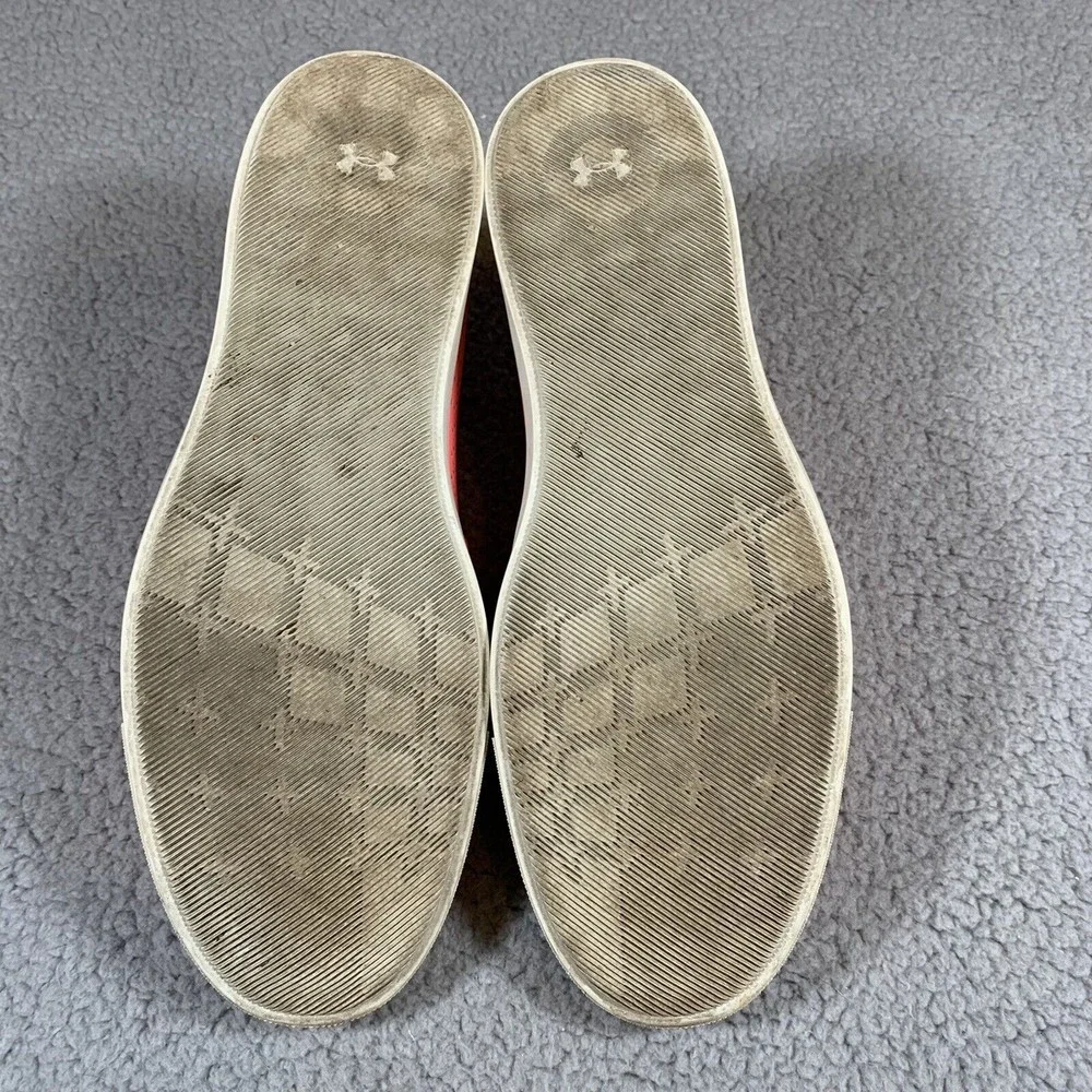 Under Armour Womens UA DJ Leather Low Top Slip On Sneakers Size 9.5  1286236-819
